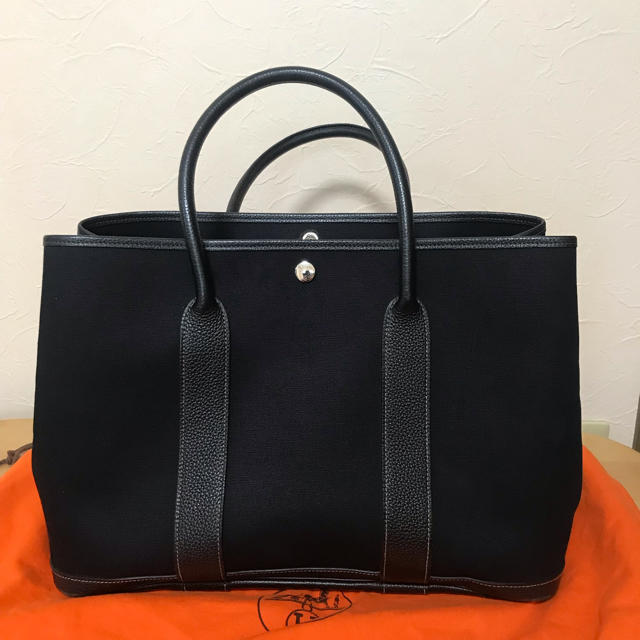 Hermes(エルメス)のHERMES エルメス ガーデンパーティー ブラック レディースのバッグ(ハンドバッグ)の商品写真