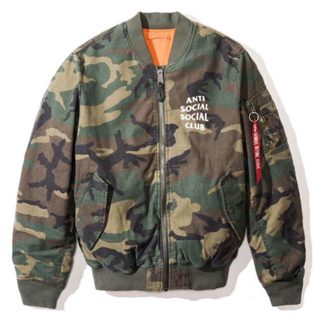 ALPHA INDUSTRIES(アルファインダストリーズ)のアンチソーシャル（assc）ma-1 メンズのジャケット/アウター(ミリタリージャケット)の商品写真