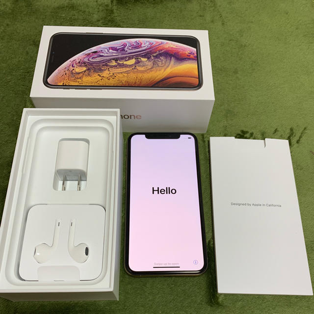 iPhone XS Gold 64 GB simフリー - スマートフォン本体