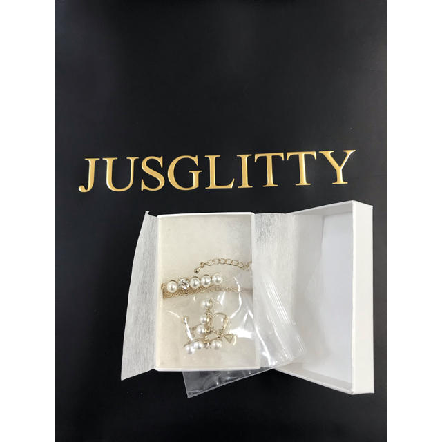 JUSGLITTY(ジャスグリッティー)の【新品・未使用】JUSGLITTY ジャスグリッティー  ノベルティー レディースのアクセサリー(ネックレス)の商品写真