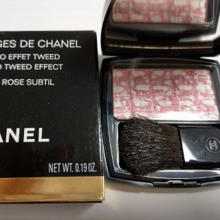 シャネル(CHANEL)のCHANELレ ティサージュ チーク #60ツイードロゼスプティル【新品箱つき】(チーク)