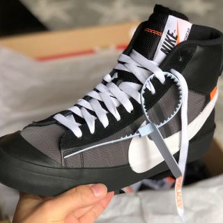 ナイキ(NIKE)のnike off-white blazer black(スニーカー)