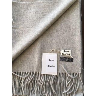 アクネ(ACNE)の【旧タグ】 アクネ　ストール　ライトグレー　AcneStudios　マフラー　☆(マフラー/ショール)