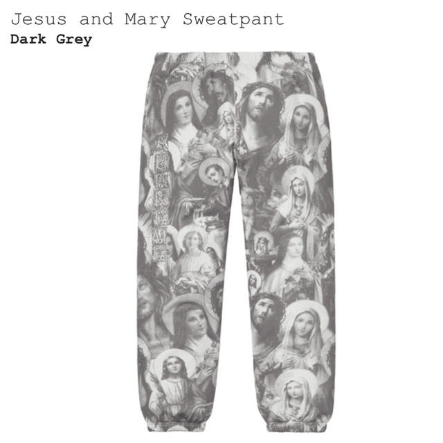 送料無料 Supreme Jesus and Mary Sweatpant