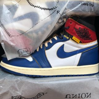 ナイキ(NIKE)の【 27.5cm 】 UNION AIR JORDAN1 Blue(スニーカー)