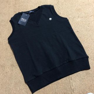 ポロクラブ(Polo Club)の新品✩POLO ベスト150 黒 ブラック(ジャケット/上着)