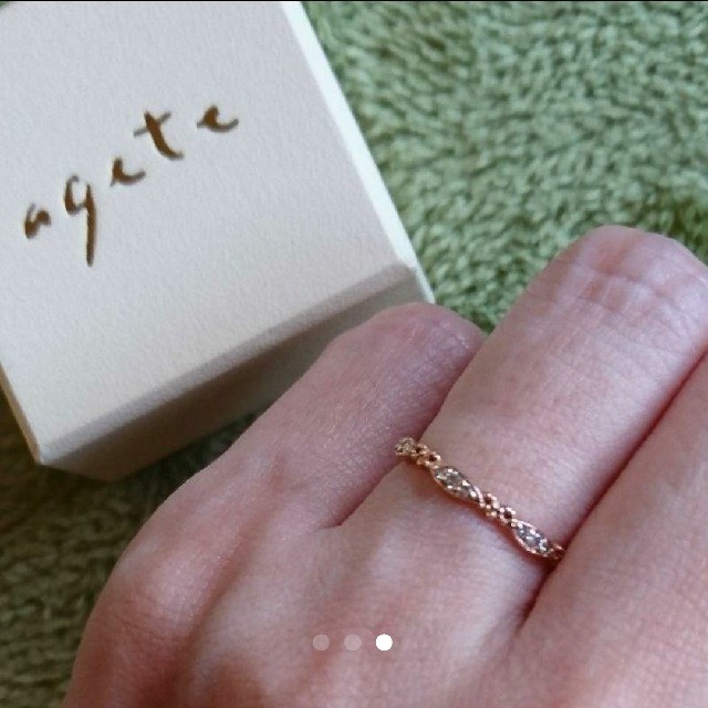 agete(アガット)のagete カルムリング レディースのアクセサリー(リング(指輪))の商品写真