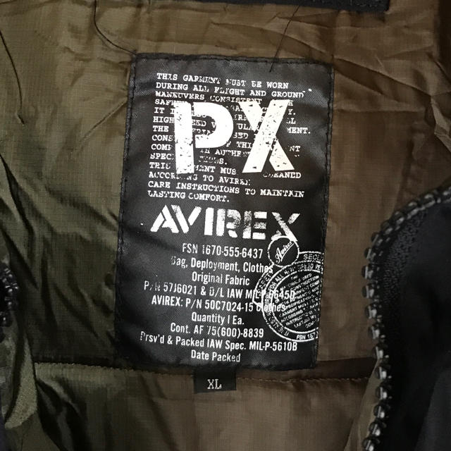 AVIREX(アヴィレックス)のアビレックス パディングジャケット メンズのジャケット/アウター(フライトジャケット)の商品写真