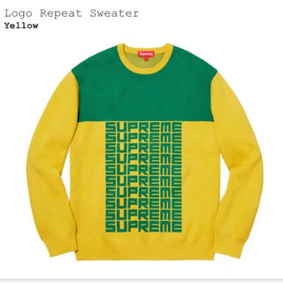 シュプリーム(Supreme)のsupreme  logo repeat sweater(ニット/セーター)