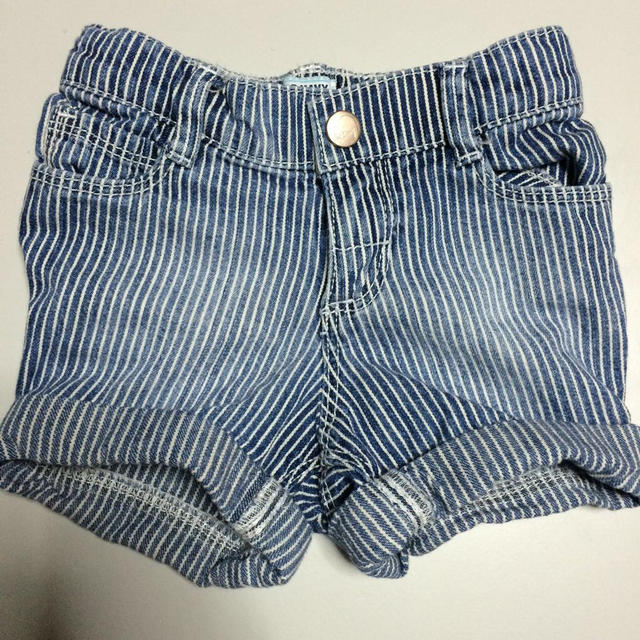 Old Navy(オールドネイビー)のoldnavy ヒッコリーパンツ キッズ/ベビー/マタニティのキッズ服女の子用(90cm~)(その他)の商品写真