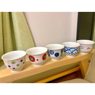 タチキチ(たち吉)の新品未使用 《玉緒》湯呑み茶碗 5客セット(食器)