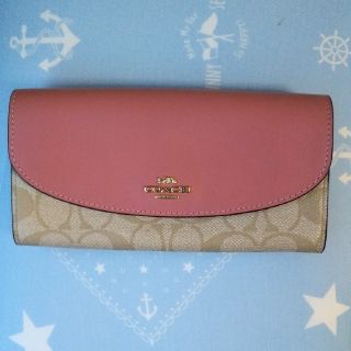 コーチ(COACH)のCOACH長財布　ピンク(財布)