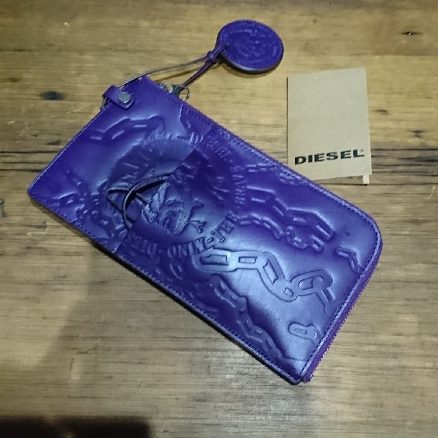 DIESEL パスポートケース パープル