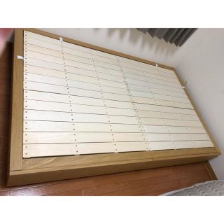 ムジルシリョウヒン(MUJI (無印良品))のkevin様専用です！【直接引取希望】無印良品 収納ベッド セミダブル(セミダブルベッド)