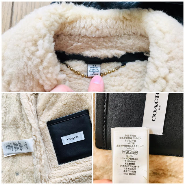 Balenciaga(バレンシアガ)の【破格設定★登坂着用】COACH レザージャケット メンズのジャケット/アウター(レザージャケット)の商品写真