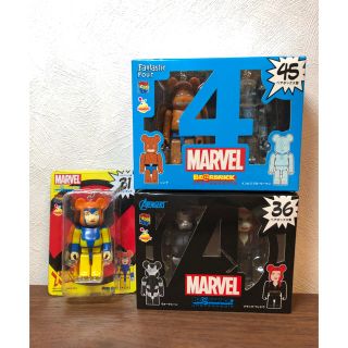 マーベル(MARVEL)のBE@RBRICK【MARVEL】フィギュア 箱付き (アメコミ)