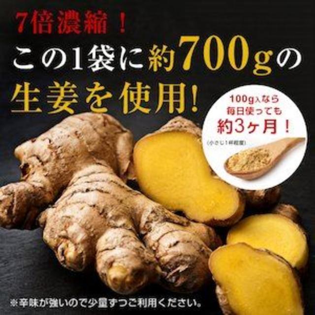 ミャンマー産　生姜粉末100g 食品/飲料/酒の食品/飲料/酒 その他(その他)の商品写真