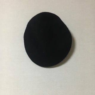 ジーユー(GU)のGU ブラック ベレー帽(ハンチング/ベレー帽)