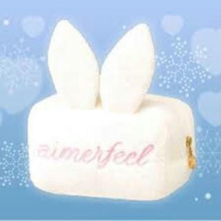 エメフィール(aimer feel)の💜新品未使用 ふわふわうさぎポーチ💜(ポーチ)