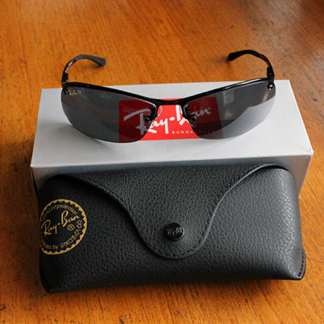 Ray-Ban 偏光レイバン RB3183 002/81 サングラス 63□15 メンズのファッション小物(サングラス/メガネ)の商品写真