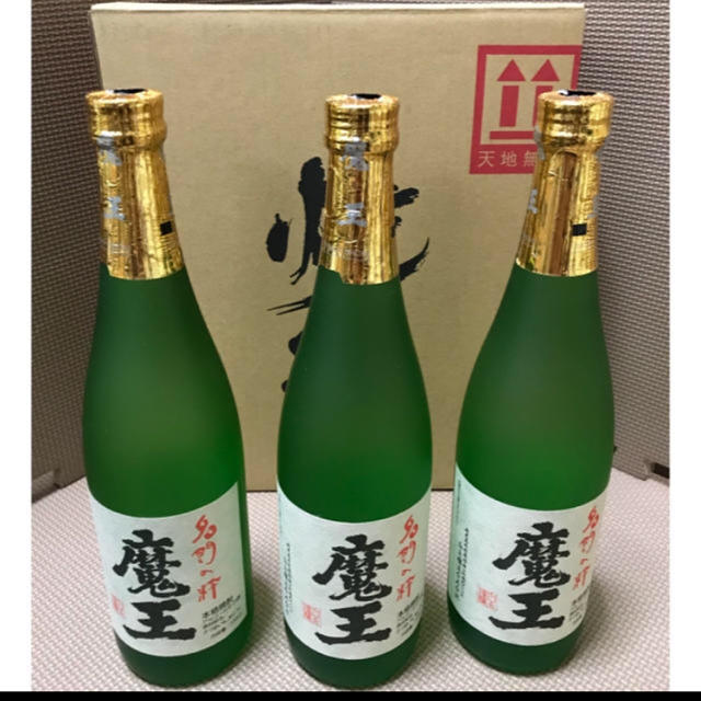 魔王 720ml 3本セット 新品   在庫あります 食品/飲料/酒の酒(焼酎)の商品写真