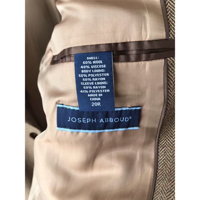 Joseph Abboud テーラードジャケット 2B 襟コーデュロイ メンズのジャケット/アウター(テーラードジャケット)の商品写真