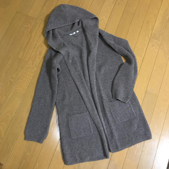 UNIQLO(ユニクロ)のユニクロ ロングニットコート 羽織り♡♡ レディースのジャケット/アウター(ニットコート)の商品写真