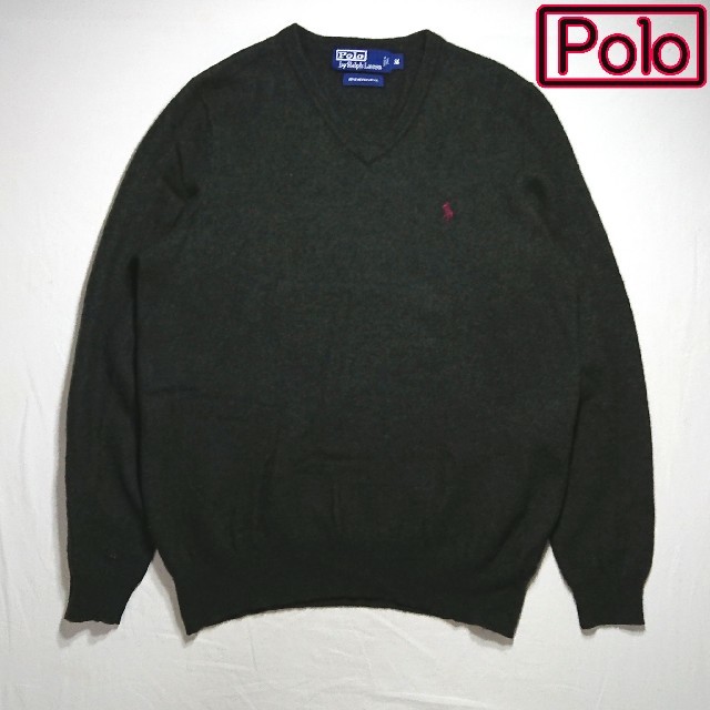 POLO RALPH LAUREN(ポロラルフローレン)のPOLO Ralph Lauren 　ラルフローレン　Vネック　ウール　セーター レディースのトップス(ニット/セーター)の商品写真