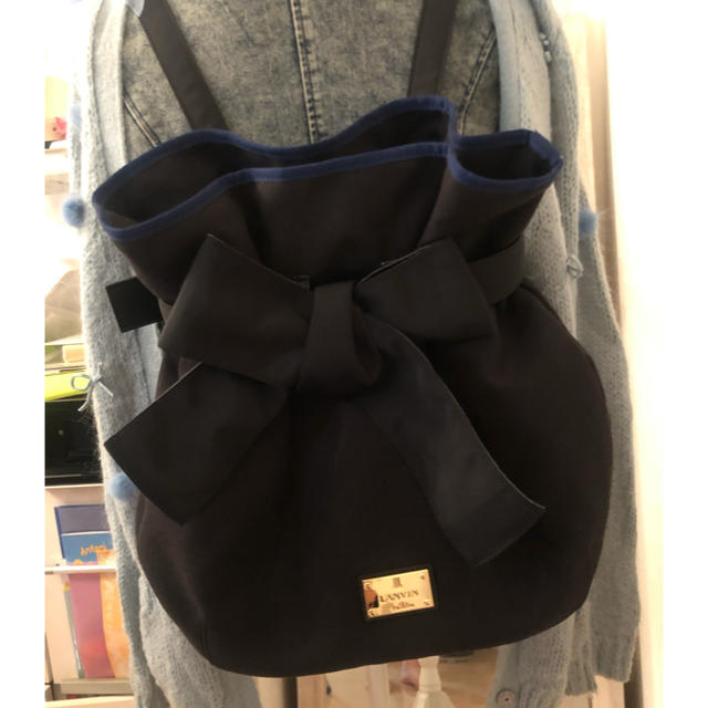 LANVIN en Bleu - 最終値下げ！ランバンオンブルー キャンバス リボン ...