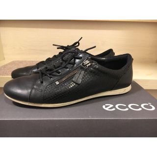 エコー(ECHO)のエコー ECCO ECCO TOUCH SNEAKER 黒 サイズ38(スニーカー)