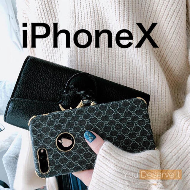 エルメス iphone8 ケース tpu / 【新品】iPhoneケースX 高級ブランド柄 ラグジュアリーカラー ブラックの通販 by Royal_Trend_Buyer's shop｜ラクマ