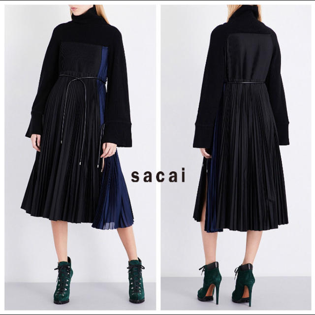 sacai サカイ プリーツワンピース 2017 | フリマアプリ ラクマ