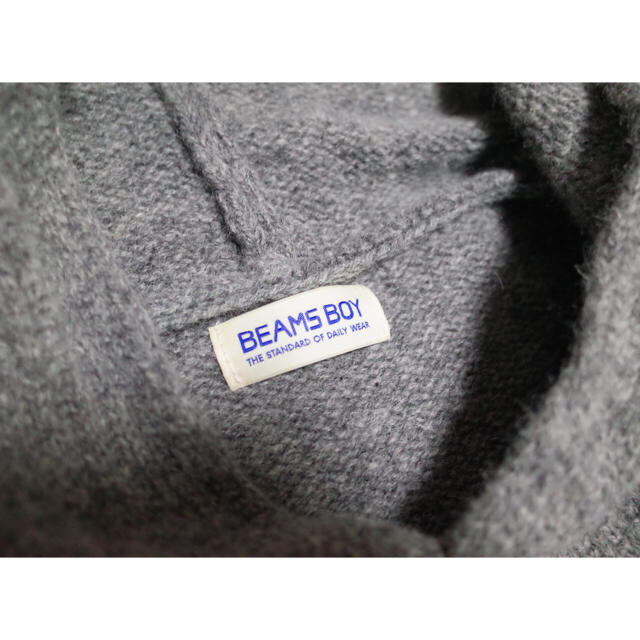 BEAMS BOY(ビームスボーイ)のBEAMS BOY シェットランドウールニットフーディ レディースのトップス(ニット/セーター)の商品写真