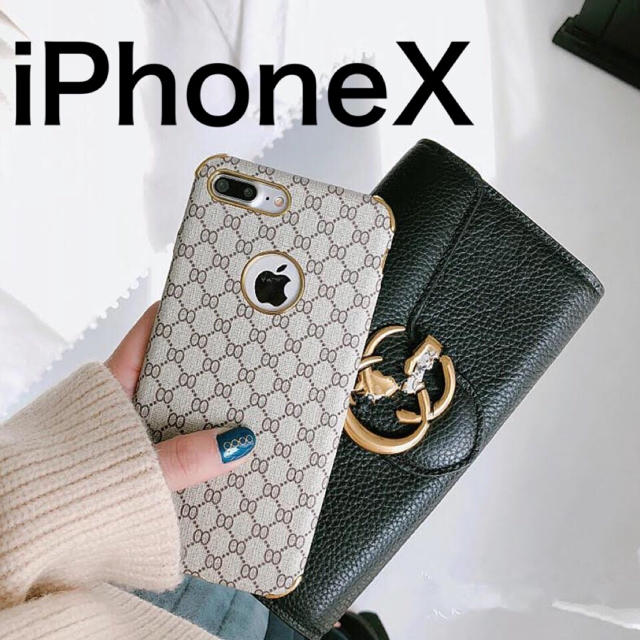 【新品】iPhoneケースX 高級ブランド柄 ラグジュアリーカラー ベージュの通販 by Royal_Trend_Buyer's shop｜ラクマ