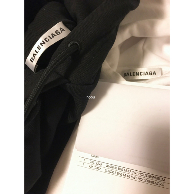 【 Balenciaga 】Logo Print Hoodie バレンシアガ