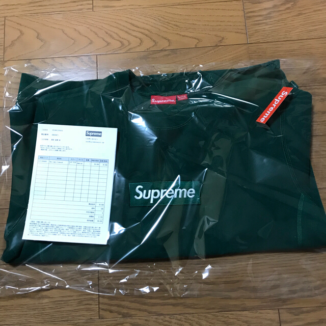 新作モデル Mサイズ - Supreme Supreme 2018 Green Dark Logo Box