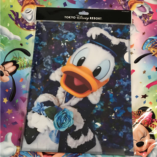 ディズニー(Disney)のイマジニングザマジック♡蜷川実花 ドナルド クリアファイル コレクションカード(クリアファイル)