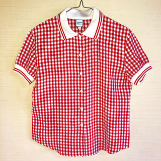 ジャンポールゴルチエ(Jean-Paul GAULTIER)のチェックシャツ(シャツ/ブラウス(半袖/袖なし))