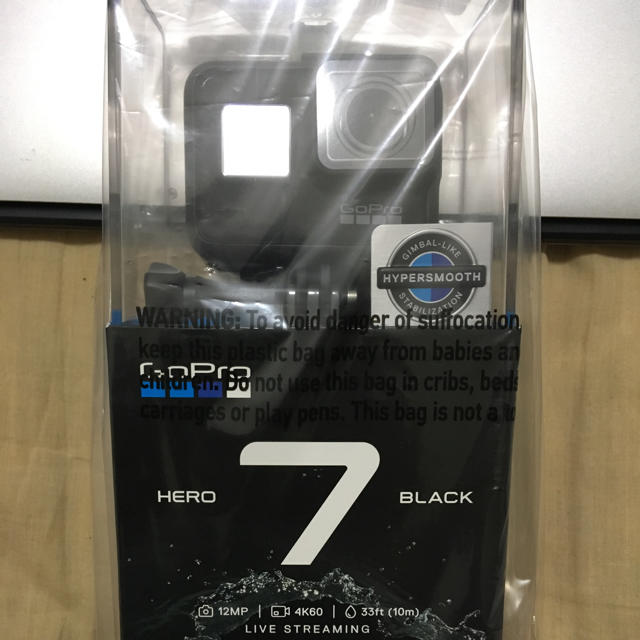 GoPro(ゴープロ)のgopro hero7 新品未開封 ゴープロ スマホ/家電/カメラのカメラ(ビデオカメラ)の商品写真