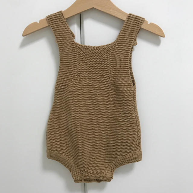 babyGAP(ベビーギャップ)のニットロンパース 韓国子供服 キッズ/ベビー/マタニティのベビー服(~85cm)(ロンパース)の商品写真