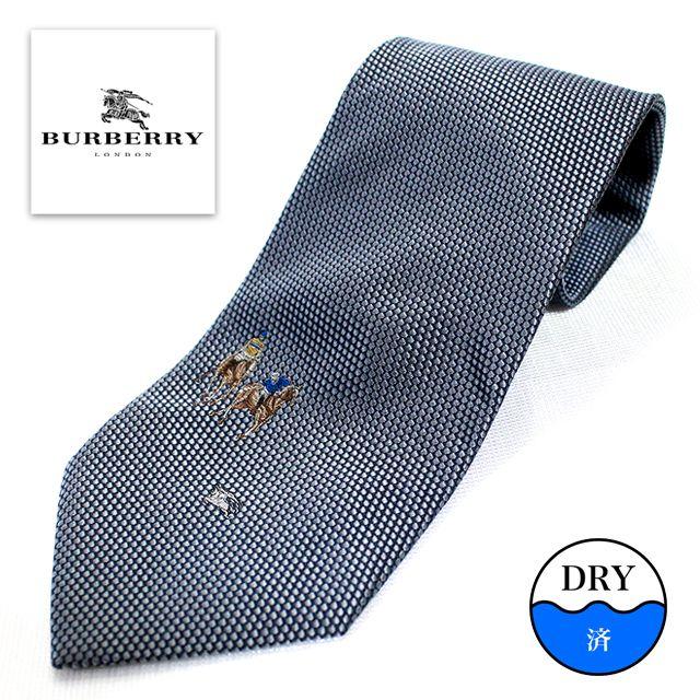 BURBERRY(バーバリー)の極美品 BURBERRY バーバリー 高級ネクタイ アッシュグレー ドット 特価 メンズのファッション小物(ネクタイ)の商品写真