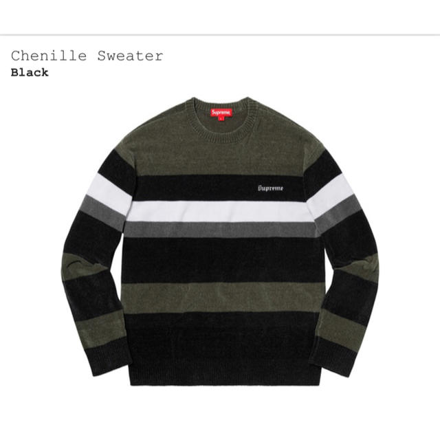 納品書付18aw supreme chenille Sweater S新品 www.fashionmetal.mx