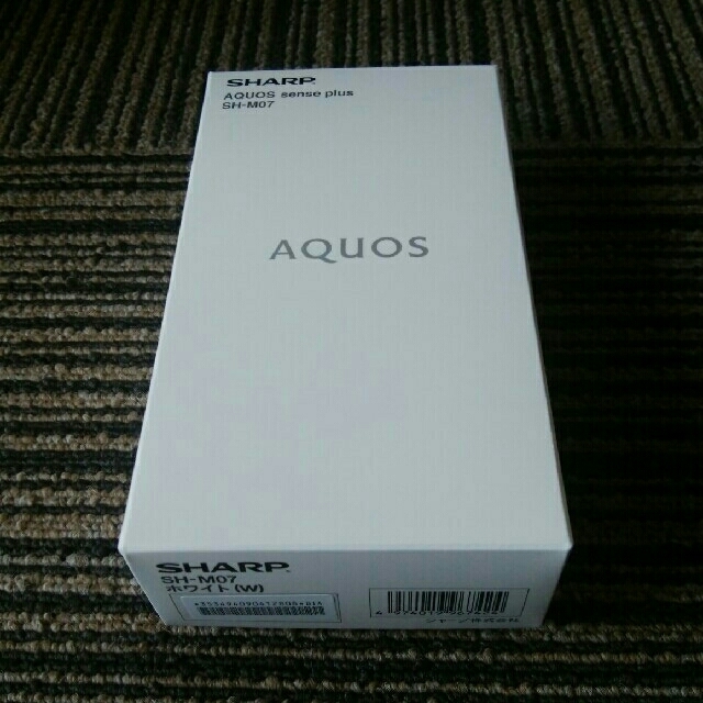 1640万画素インカメラAQUOS sense plus SH-M07　SIMフリー