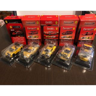 フェラーリ(Ferrari)の1/64 京商 フェラーリ GT系 5台まとめて(ミニカー)