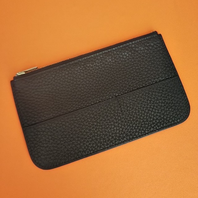 エルメス HERMES ドゴン GM 財布 小銭入れ 小物いれ 黒 美品 - 財布
