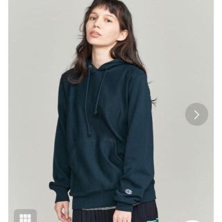 ビューティアンドユースユナイテッドアローズ(BEAUTY&YOUTH UNITED ARROWS)の今期 ビューティー&ユース championパーカー ネイビー(パーカー)