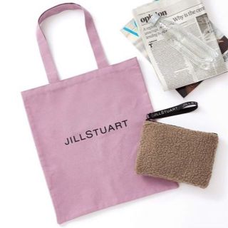 ジルスチュアート(JILLSTUART)のミューズ 12月 付録 ジルスチュアート モコモコポーチ&ロゴトート(ファッション)