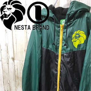 ネスタブランド(NESTA BRAND)の【激レア】NESTABRAND ネスタブランド  ナイロン ジップ パーカー M(ナイロンジャケット)