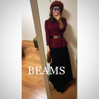 ビームス(BEAMS)の☆BEAMS☆ビームス  ペプラムトップス(カットソー(長袖/七分))