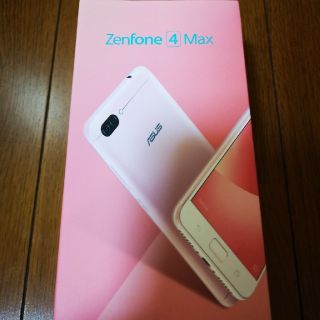 エイスース(ASUS)のASUS ZenFone 4 Max ピンク ZC520KL SIMフリー(スマートフォン本体)